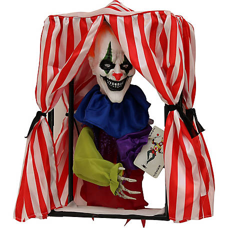 Halloween Scary Clown Window Cover or Wall Decoration Scene Setter Dorm Decor 