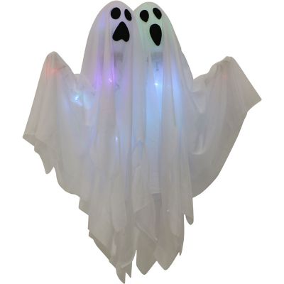 Haunted Hill Farm 1.6 ft. Light-Up Ghosts, Set of 2, Color-Changing ...
