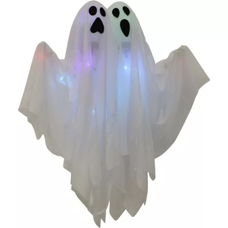 Haunted Hill Farm 1.6' Battery Powered Indoor/Outdoor Lighted Ghost Halloween Decorations 2-Pack Halloween Statues