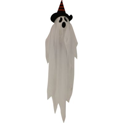 Image showing 7 th Haunted Hill Farm Set of 3 Hanging Ghosts, Indoor/Outdoor Halloween Decoration