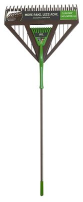 Ames Collector Series 26 in. Poly Leaf Rake with Detachable Hand Rake