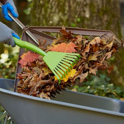 Image showing  26 in. Poly Collector Series Leaf Rake with Detachable Hand Rake