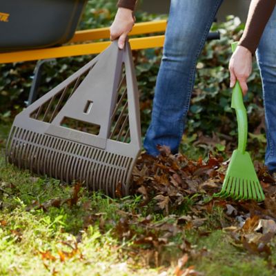 Image showing 6 th Ames 26 in. Poly Collector Series Leaf Rake with Detachable Hand Rake