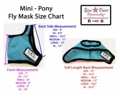 Image showing  Miniature Horse/Pony UV Fly Mask without Ears