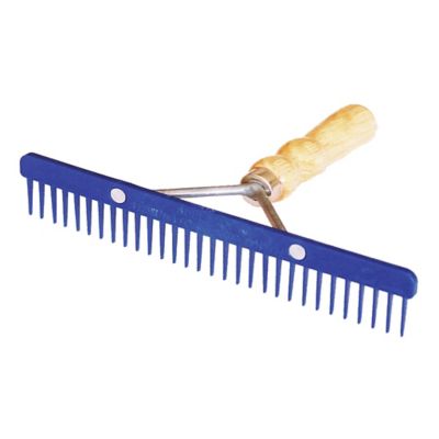 Sullivan Supply Stimulator Skip-Tooth Livestock Comb with Wood Handle