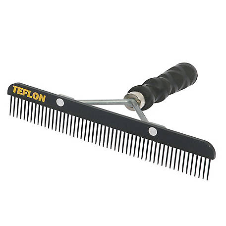 Sullivan Supply Teflon Regular Comb with Wood Handle Texturized Grip