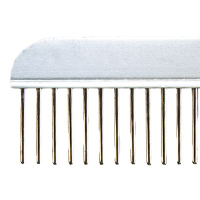 Image showing  Blunt Livestock Comb with Wood Handle