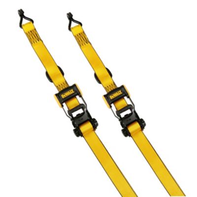 DeWALT 1.5 in. x 16 ft. Tie Down Strap 2-Pack, 3300 lb. Break Strength, DXBC33002