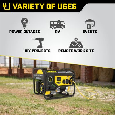 Image showing 8 th Champion Power Equipment 4,375/3,500-Watt Dual-Fuel Portable Generator