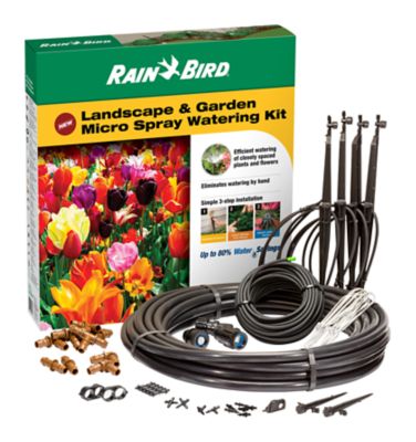 Rain Bird Landscape and Garden Drip Irrigation Watering Kit