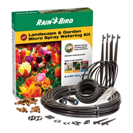 Rain Bird Landscape and Garden Drip Watering Kit Drip Irrigation