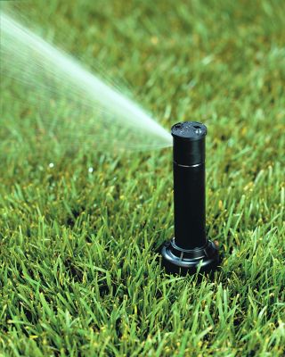 Image showing  19 ft. - 32 ft. Simple Adjust Gear Drive Rotor Sprinkler on Hose-End Spike