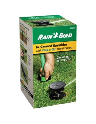 Image showing  5,200 sq. ft. In-Ground Sprinkler with Click-n-Go Hose Connect