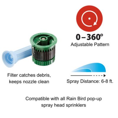 Image showing 5 th Rain Bird 6 ft. - 8 ft. High-Efficiency Adjustable 360-Degree Pattern Nozzle