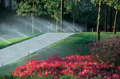Image showing  6 ft. - 8 ft. Adjustable Pop-Up Sprinkler, 4 in.