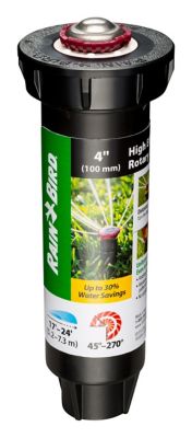 Image showing  17 ft. - 24 ft. Adjustable Pop-Up Rotor Sprinkler, 4 in.