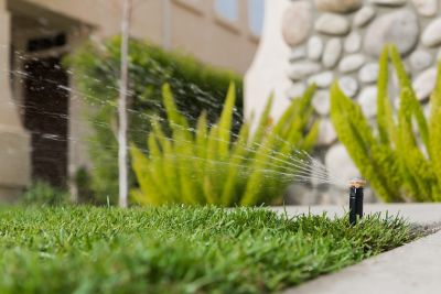 Image showing  4 in. High Efficiency Pressure Regulating Rotary Sprinkler - 13-18 ft. - 45-270 deg.