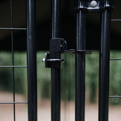 Image showing  6 x 4 x 8ft. STAY Series Villa Dog Kennel, Gray Cover