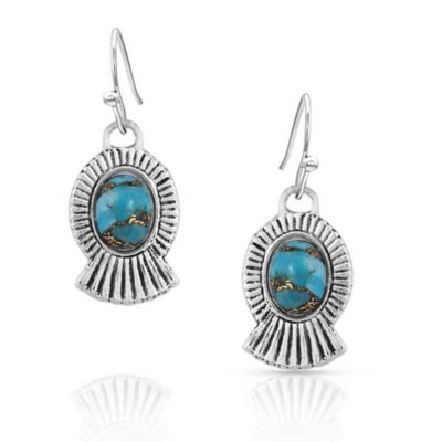 Montana Silversmiths Turquoise Squash Blossom Earrings At Tractor Supply Co