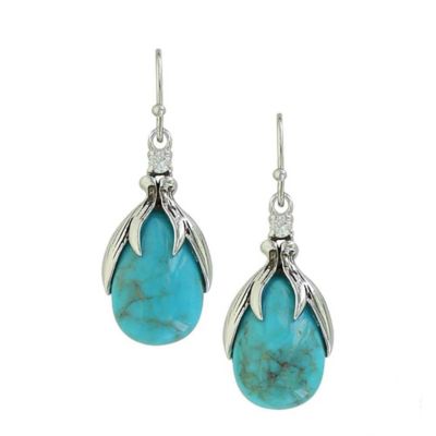 Montana Silversmiths Crowns of Glory Earrings, Turquoise