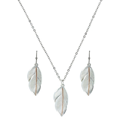 Montana Silversmiths Downy Feather Jewelry Set