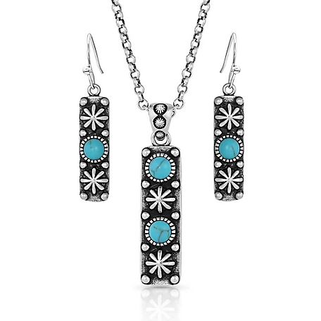 Montana Silversmiths Starlight Starbrite Stone Jewelry Set, Turquoise