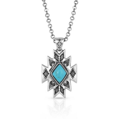 Montana Silversmiths Turquoise Star Pendant Necklace, NC5036