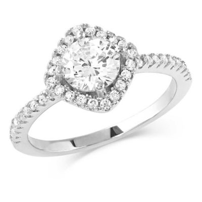 Montana Silversmiths Squarely Perfect Haloed Ring, 7, RG3183-7 at ...