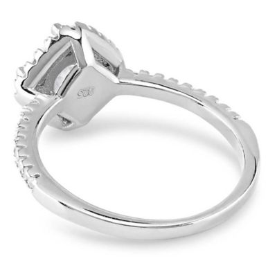 Image showing  Squarely Perfect Haloed Ring, 7, RG3183-7