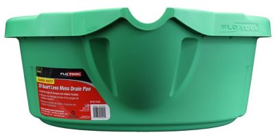 FloTool 20 qt. Super Duty Less-Mess Drain Pan, 22 in. x 18 in. x 6-3/4 in.