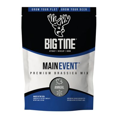 Big Tine Main Event Premium Brassica Food Plot Mix, 4 lb. bag