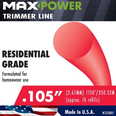 Image showing  0.105 in. x 1,150 ft. Round-Cut Trimmer Line