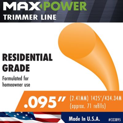 Image showing  0.095 in. x 1,425 ft. Round-Cut Trimmer Line