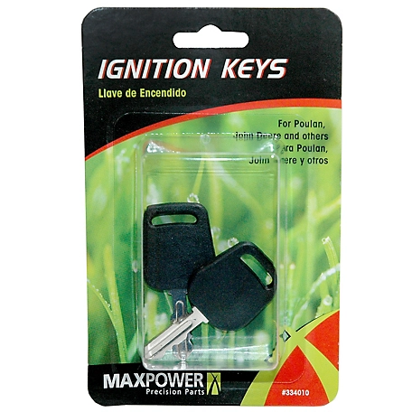 MaxPower Ignition Keys, Craftsman, Husqvarna, Poulan, MTD, Cub Cadet, Troy-Bilt Replaces OEM 532140402, 532140403, 7252054