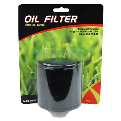 Image showing  Oil Filter Replacement for Bad Boy, MTD, Cub Cadet, Troy-Bilt Replaces OEM #'s 491056, 52-05025, AM-101207, 52-050-02