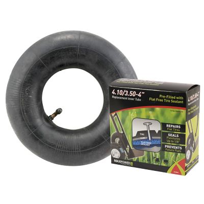 Image showing  4 in. Flat-Free Quick-Seal Replacement Inner Tube, Pre-Filled with Flat-Free Tire Sealant