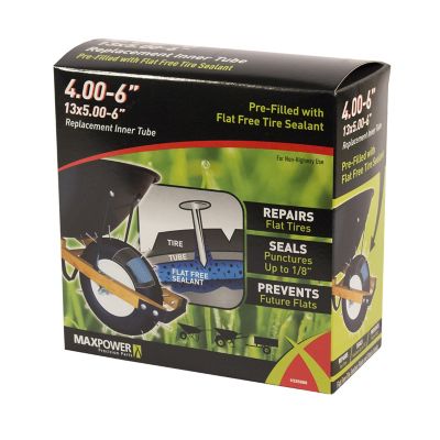 Image showing  6 in. Flat-Free Quick-Seal Replacement Inner Tube, Pre-Filled with Flat-Free Tire Sealant