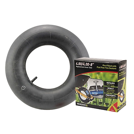 MaxPower 8 in. Flat-Free Quick-Seal Replacement Inner Tube, Pre-Filled with Flat-Free Tire Sealant