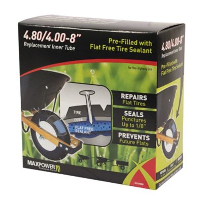 Image showing  8 in. Flat-Free Quick-Seal Replacement Inner Tube, Pre-Filled with Flat-Free Tire Sealant