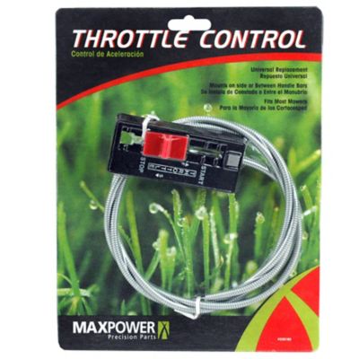 Image showing  Universal Lawn Mower Throttle Control, Handle Or Side Mount