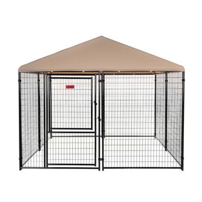 Lucky Dog STAY Series Presidential Kennel (10'x10'x6') Khaki