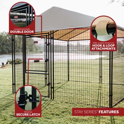 Image showing  STAY Series Presidential Kennel, 10 x 10 x 6ft., Khaki