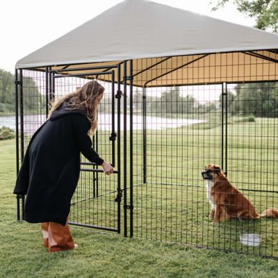 Image showing  STAY Series Presidential Kennel, 10 x 10 x 6ft., Khaki