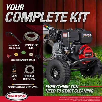 Image showing 7 th SIMPSON 3,100 PSI 2.3 GPM Gas Cold Water MegaShot Residential Pressure Washer, 49-State