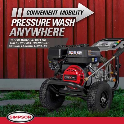 Image showing 8 th SIMPSON 3,100 PSI 2.3 GPM Gas Cold Water MegaShot Pressure Washer