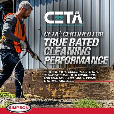 Image showing 9 th SIMPSON 3,100 PSI 2.3 GPM Gas Cold Water MegaShot Pressure Washer