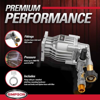 Image showing 9 th SIMPSON 3,400 PSI 2.5 GPM Gas Cold Water MegaShot Pressure Washer