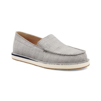 Wrangler Men's Loafer Slip-On Shoes, Gray