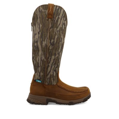 Image showing  Men's 17 in. Full-Grain Leather Snake Boots