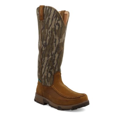 Image showing 7 th Twisted X Men's 17 in. Full-Grain Leather Snake Boots